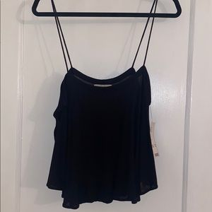 Urban Outfitters Black flowy tank